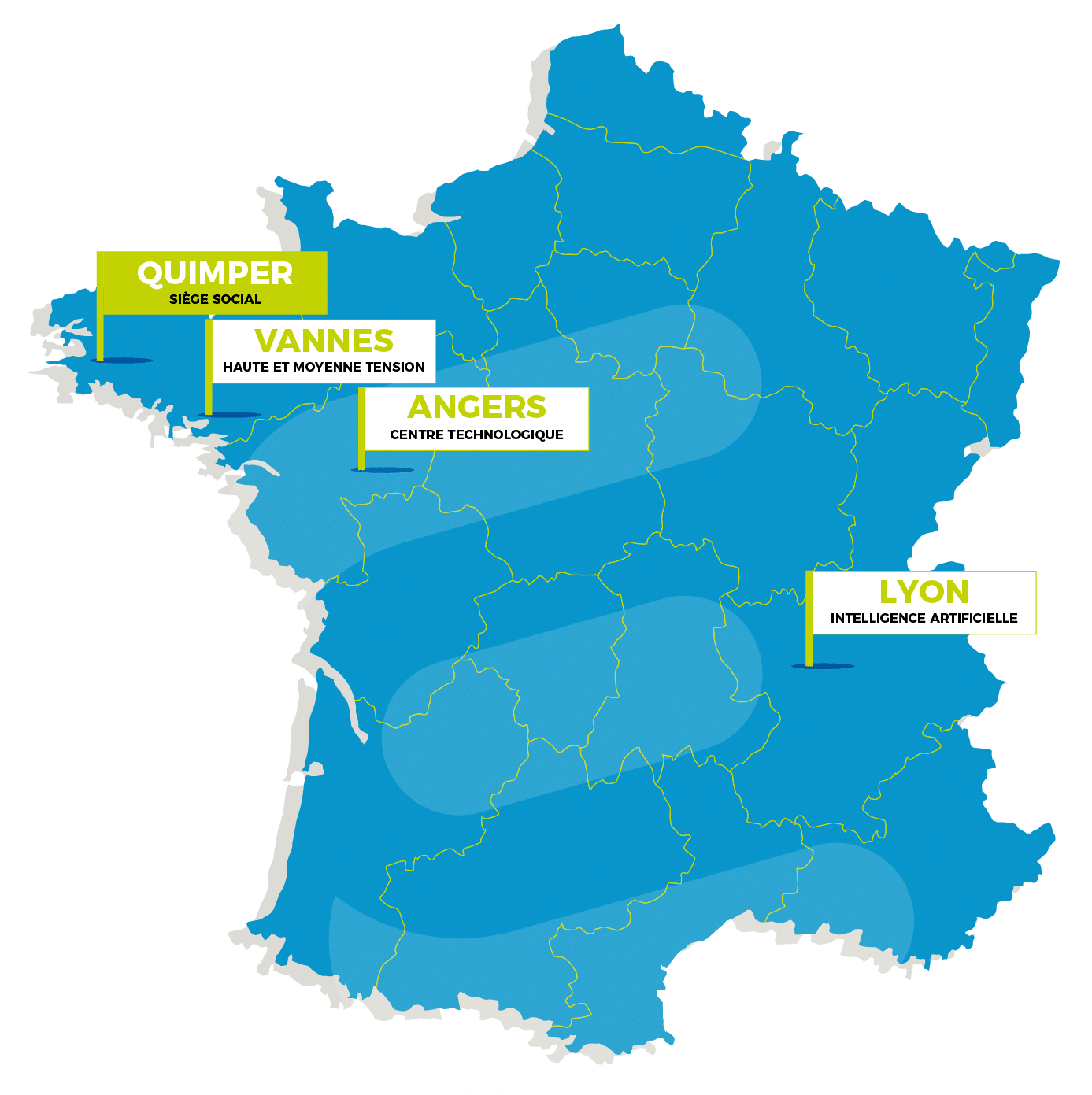 Implantations Entech en France