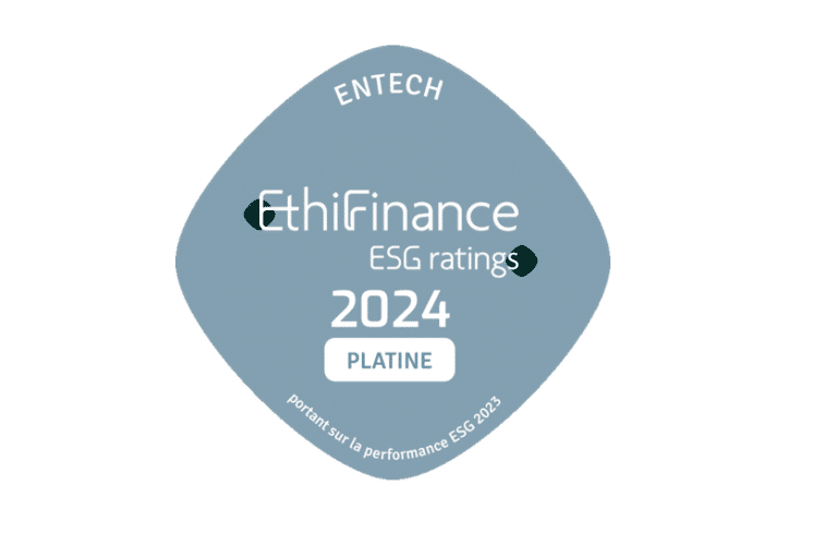 Macaron Ethifinance 2024 - Barème Platine pour Entech